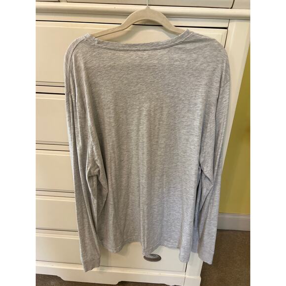 Hurley Men's Light Gray Long Sleeve Soft Graphic T-Shirt Men's Size XL - Picture 4 of 4